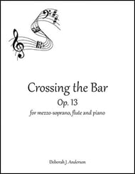 Crossing the Bar Unison choral sheet music cover Thumbnail